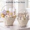 Best Choice Products Easter Basket, Large Woven Easter Basket for Kids w/ Collapsible Handle, Tapered Shape